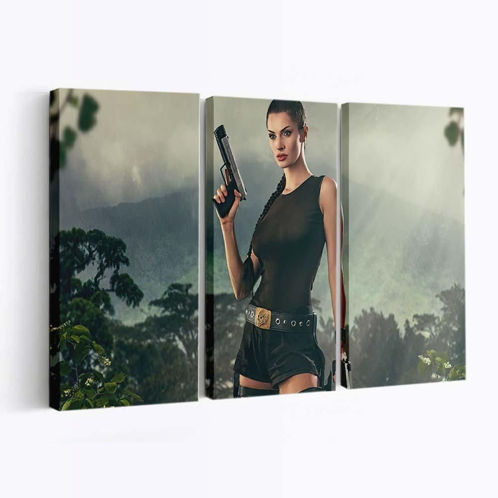 tombraider cosplay girl 4k v6